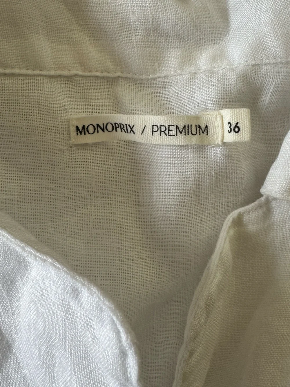 French Brand White Linen Shorts Set XS Bridal Lounge PJ - Picture 8 of 8